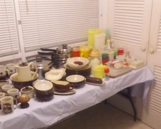 Vintage 60's China & Tupperware