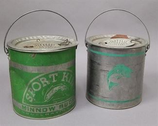 vintage bait cans