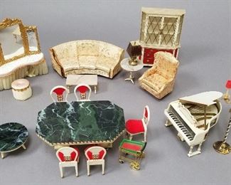 vintage doll house furniture