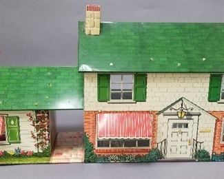 1950/60s Marx tin litho house