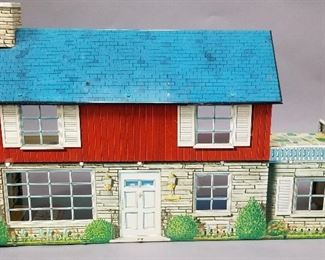1950/60s Marx tin litho house