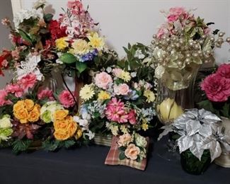 Lots of Floral arrangements