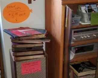 Lots of LP records 