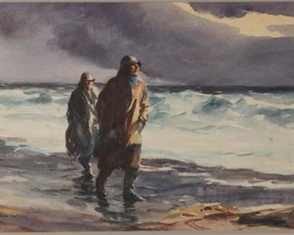 Gordon Grant watercolor