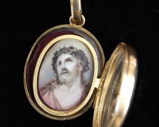 Jesus Victorian  locket