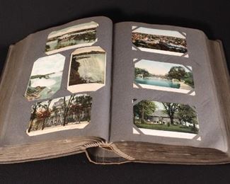 post card album
