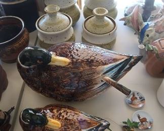 Neiman Marcus Made in Italy Duck Soup Tureens 