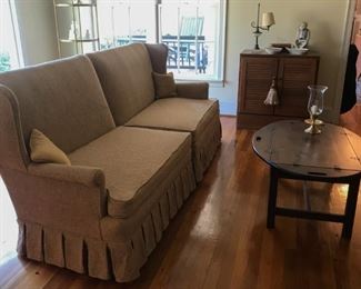 Vintage mid-century sofa, coffee table, more