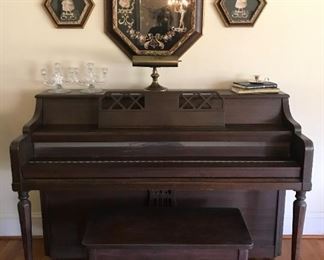Conover Cable upright piano serial number 307414