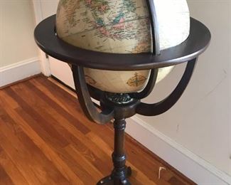 Vintage Replogle 12 Inch Diameter World Classic Series Globe w/stand