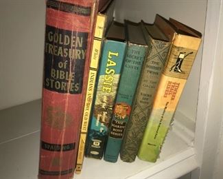 A few of the vintage children's books