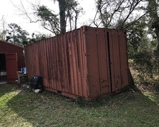 (2) 8'x 20' storage containers $ 1,500 each (reserve in place)