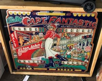 Captain Fantastic Pinball Machine - Needs Repairs (top part of machine) $ 300.00