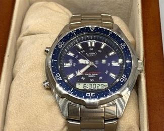 Casio Analog and Digital watch in box, working exact time: $100.00 plus $10.00 shipping