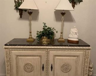 01 white entry hall chest