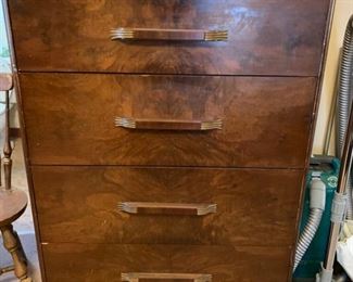 	#35	Antique Waterfall chest of drawers 4 drawers 32"x18"x36"	 $75.00 	 	