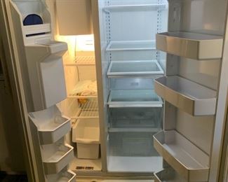 	#22	Kenmore side by side refrigerator with ice maker.	 $100.00 	