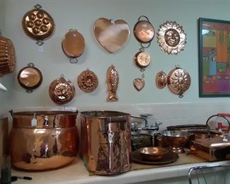 Copper collection has been polished and sealed. No polishing needed. Various ages and countries of origin.