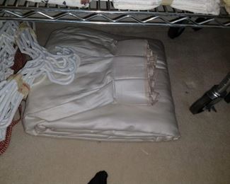 Pinch pleated drapes