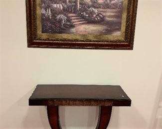 Wooden console $100
Painting $80