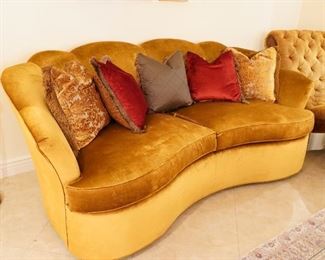 Velvet gold sofa 1500$