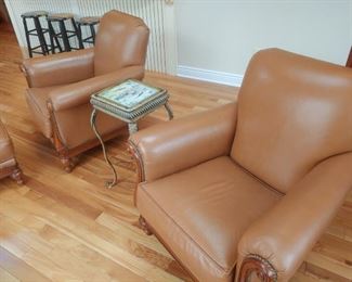 Leather chairs