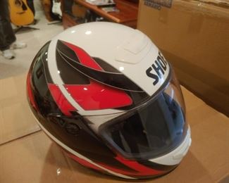 Size Large Motorcycle Helmet, hardly used.
