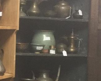 Middle Eastern copper and tinware
