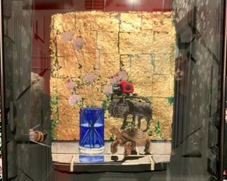 Collage by James Maxwell, "Shrine to Disfunctional Relationships Along with the War in the Gulf"