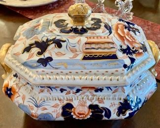 English Ironstone Tureen, Circa 1840's