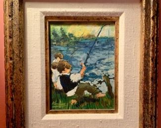 "The Boys Fishing", Original