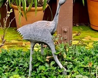 Metal Cranes for Good Fortune