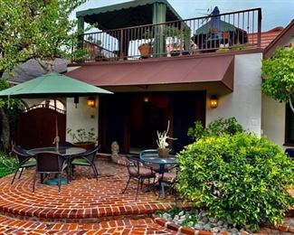 Poolside Furniture: Brown-Jordan; FrontGate All-Weather Wicker; Portable Grill