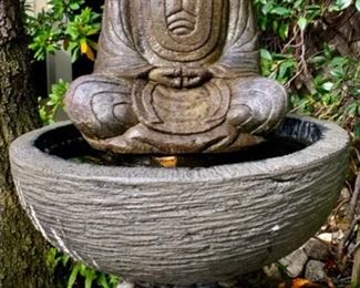 Fountain, Seat Buddha...Namaste