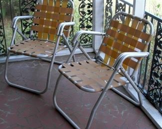 Vintage Outdoor Chairs aluminum