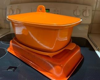 Vintage Cast Iron Enamelware