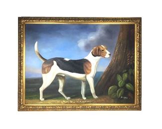 Large Dog Painting