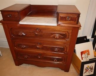Vintage dresser with handkerchief drawers