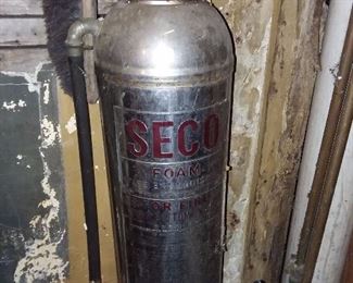 Vintage Seco Fire Extinguisher