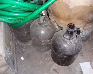 Vintage Glass Jugs
