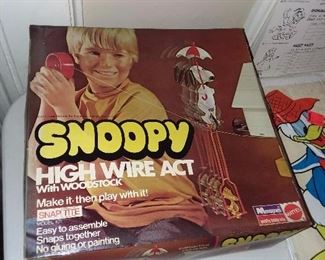 Vintage Snoopy High Wire Act Toy