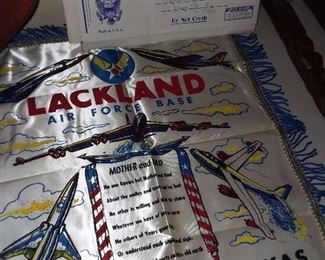 Vintage Lackland Air Force Base Pillow Case