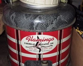 Vintage Flamingo Cooler