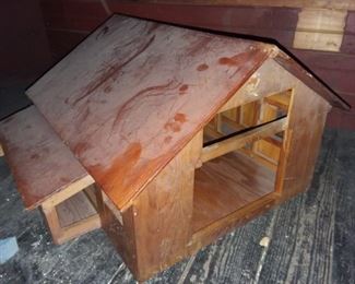 Vintage Handmade Wooden Doll House