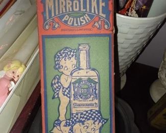 Vintage Mirrolike Furniture Polish Advertising Box