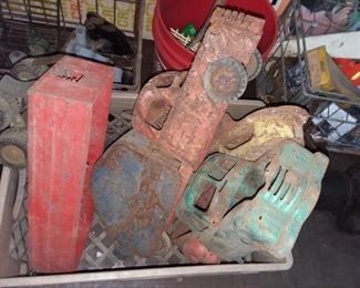 Vintage Metal Toy Trucks