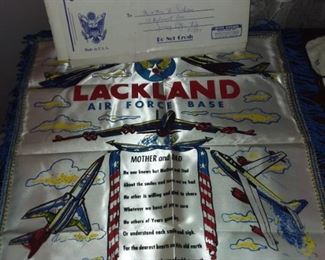 Vintage Lackland Air Force Base Pillowcase