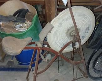 Vintage Grinding Wheel