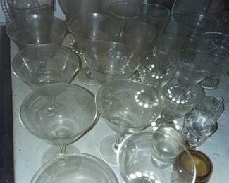 Assorted Glassware
