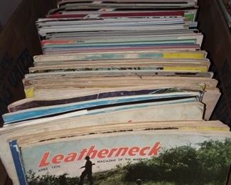 Vintage Military Themed Magazines